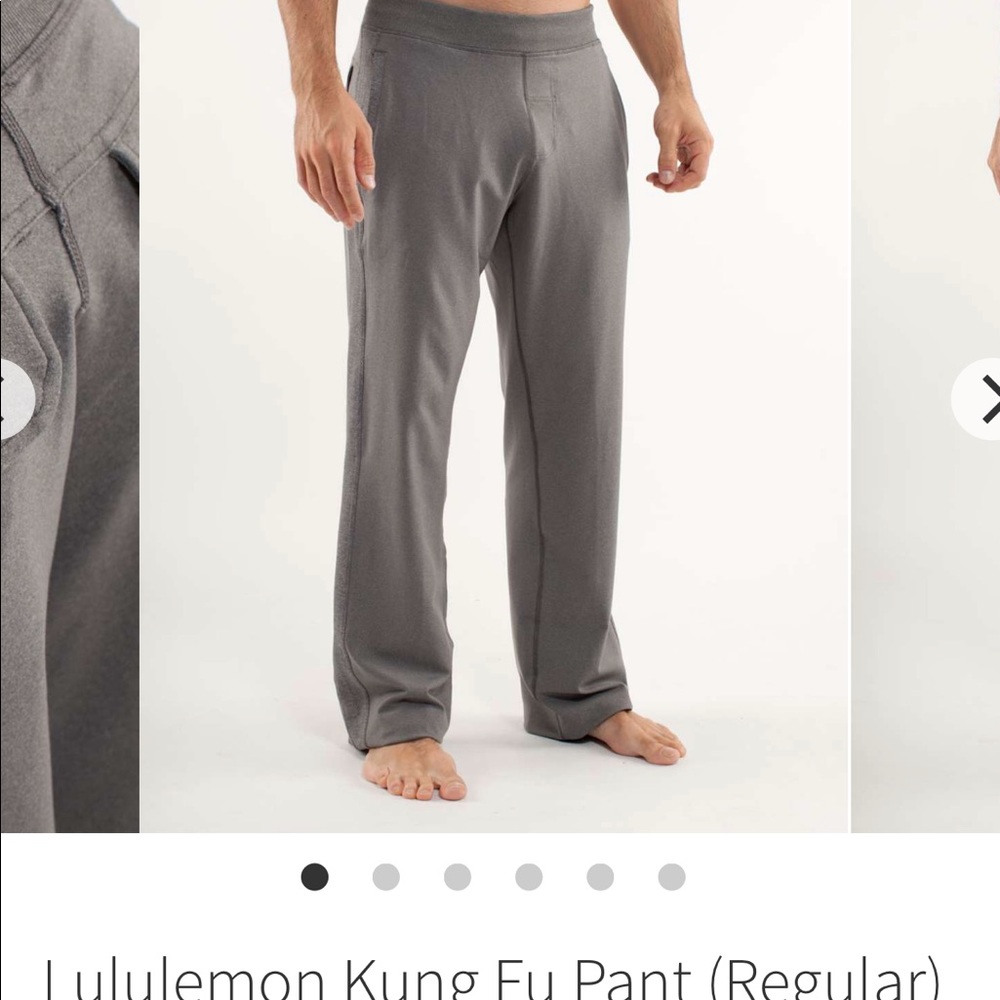 Lululemon kung fu pants MEDIUM in Light Grey